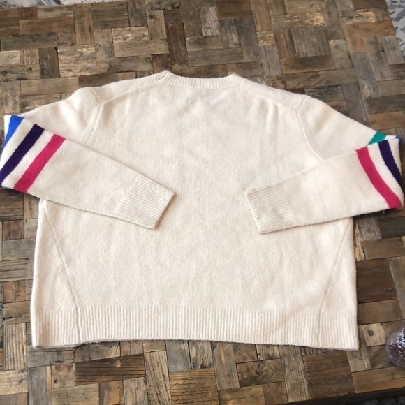 Flawless Crewneck Sweater Rainbow Sleeves - Picture 7 of 8